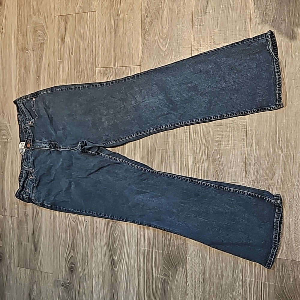 Womens Levi's Strauss signature at waist boot cut jeans size misses size 16 M